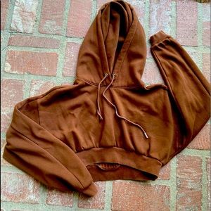 Naked Wardrobe cropped sweatshirt